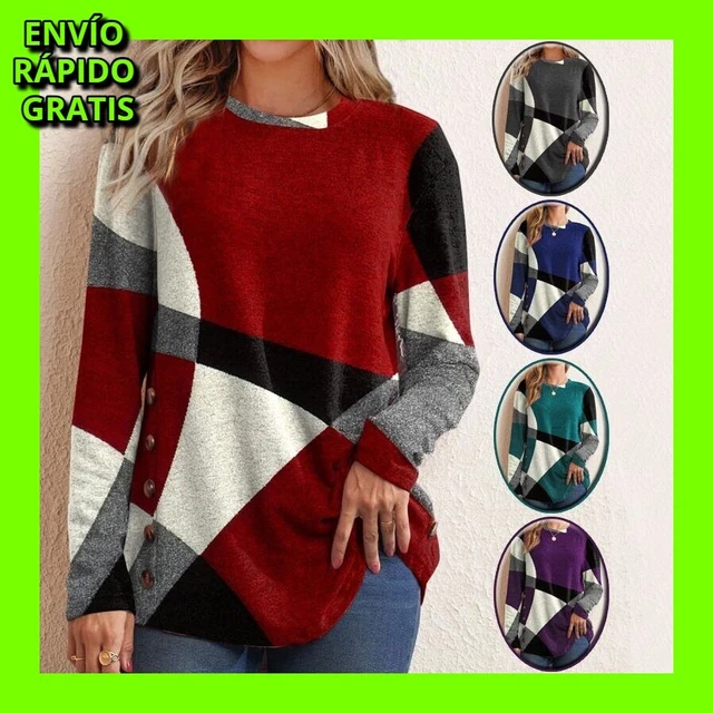 SUETER DE MUJER DE Moda Casual Elegante Ropa Femenina Camisa Para