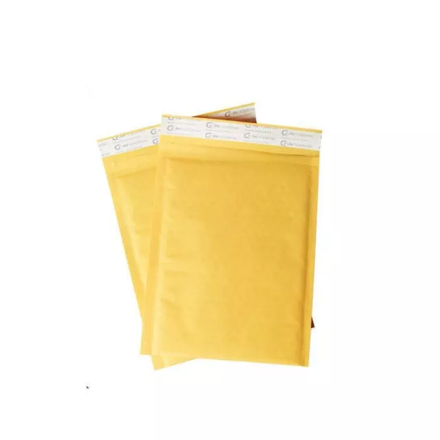 500 #0 6.5 x 10 Kraft Bubble Padded Envelopes Mailers Shipping Bags AirnDefense 3