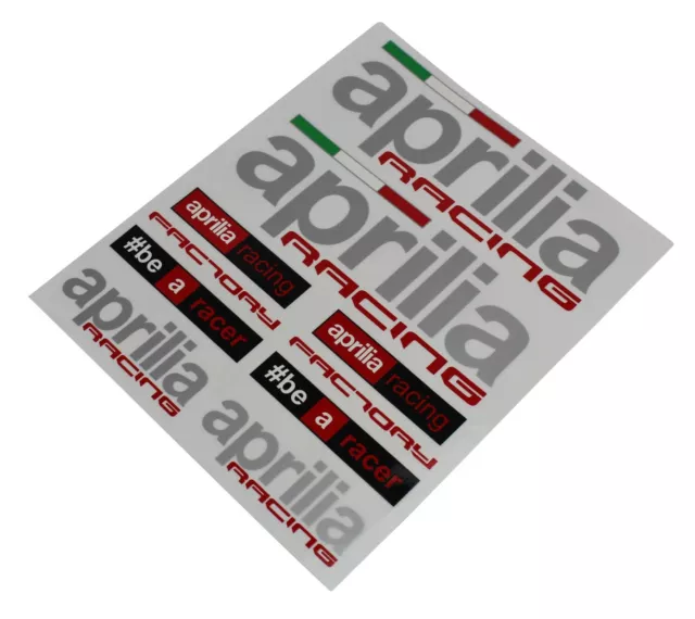 Aufkleber Set / Sticker / Sponsorkit - für Aprilia SR RS RSV Racing etc.