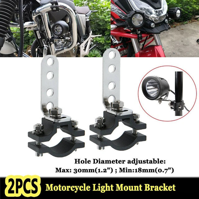 Supporto morsetto Moto 1,2 Pollici Auto Bull Bar Offroad Tubo Fascette Montaggio P7Z6