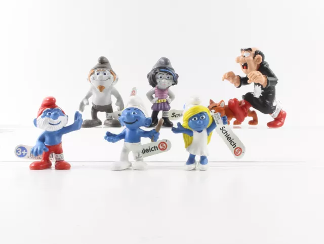 Schlumpf Schlümpfe === 6 Figuren zum Film the smurfs2 3D Serie 2013 Schleich