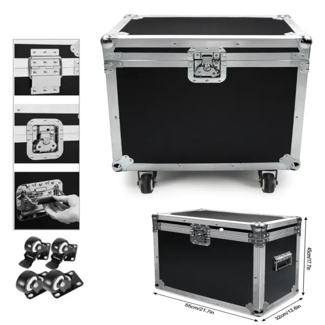 Transportcase mit Rollen Transport Case Scheinwerfer Koffer Flightcase Kiste DHL