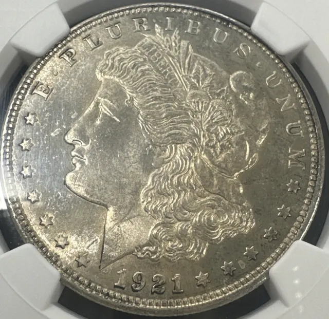 NGC MS63 | 1921 $1 Morgan Silver Dollar NGC MS 63 | ANTIQUE WHITE