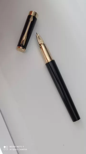 Stylo Parker Ingenuity 5Th Pen Black & Goldplated Trim 2