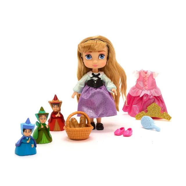 Disney Aurora, Sleeping Beauty, Doll Princess Mini Animator 13cm/5" Figure Toy