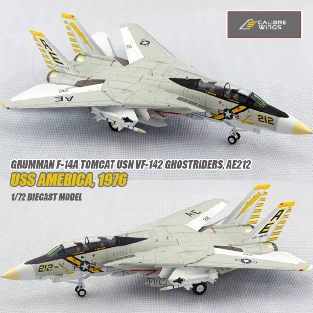 F-14A TOMCAT VF-211 FIGHTING CHECKMATES - CALIBRE WINGS CBW721417 1/72