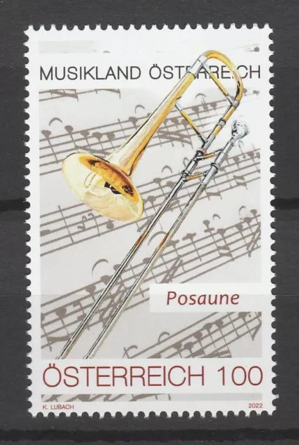 Austria 2022 Musical Instruments MNH stamp