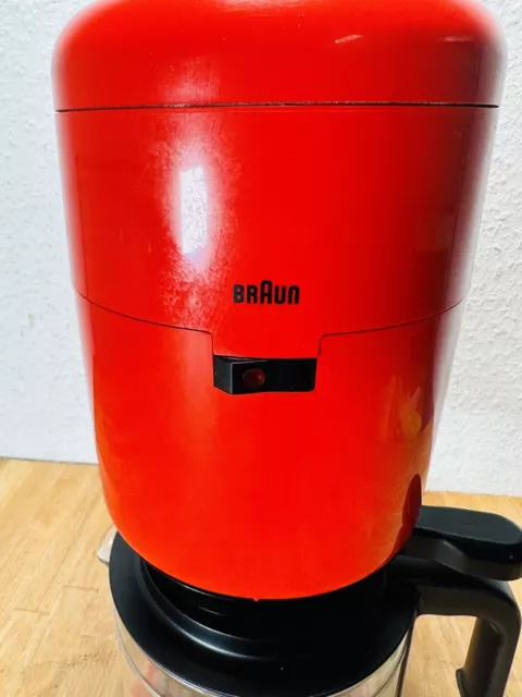 BRAUN KF20 Design Kaffeemaschine Vintage Typ 4050 Dieter Rams | Rot | 3