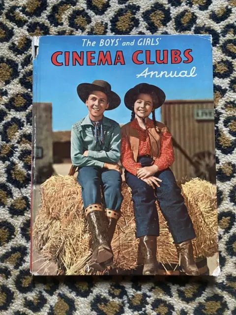 The Boys and Girls Cinema Clubs Annual 1955, HB Book Robert Moss ABC Minors!