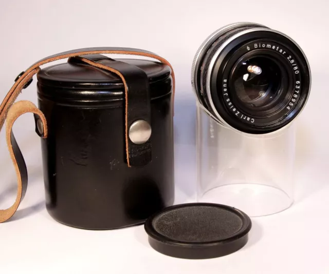 Carl Zeiss Jena Biometar 2,8 / 80 in schwarz für Praktina IIA