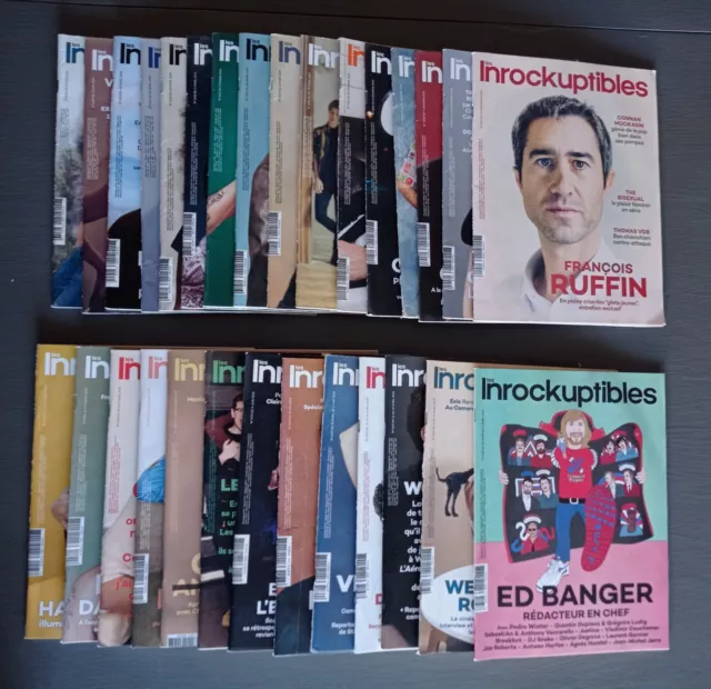 Lot de 29 magazines les Inrockuptibles