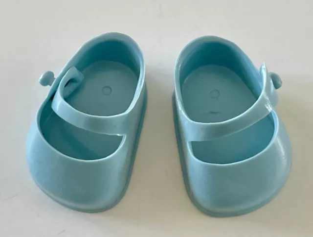 Vintage Original Muffie Blue "No Heel" Doll Shoes Fit Vogue Ginny or Ginger