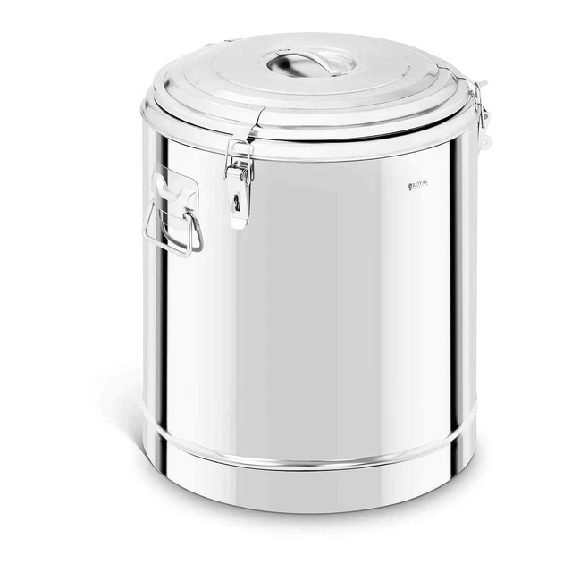 Thermobehälter Edelstahl Thermobox Warmhaltebehälter Speisen Thermoport 60 L