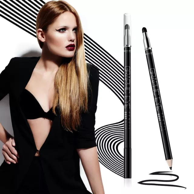 NEUF stylo de précision aile eye-liner noir eye-liner stylo pour chat ailé Kohl Kajal 2