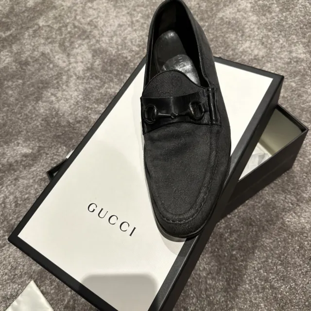 Gucci loafers. Size 43 9 Uk Light Grey. Perfect For Summer.
