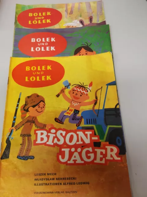 DDR 3x Bolek und Lolek Comic - Ostalgie  Konvolut Vintage 1988/89