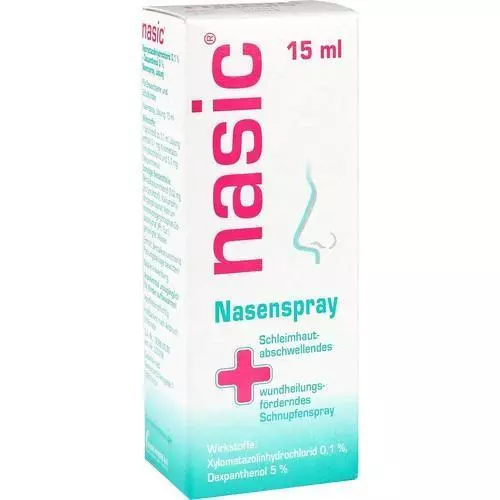 10x NASIC Nasenspray 15ml Schnupfenspray für Erwachsene SPAR-SET PZN: 10065578