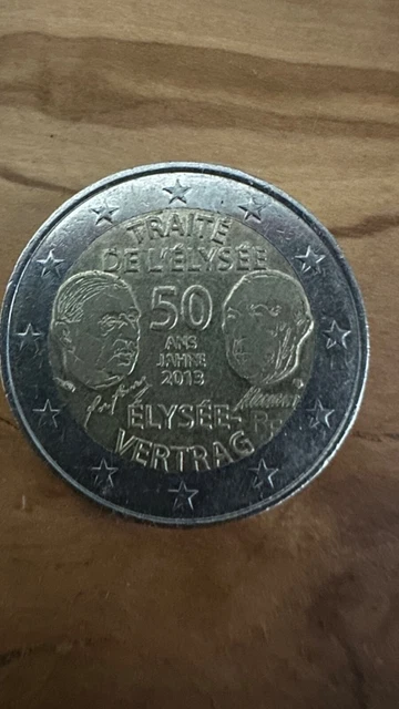 2 EURO MÜNZE Deutschland (F) 2013 - 50 Jahre Elysee-Vertrag Fehlprägung EUR 359,00 - PicClick DE