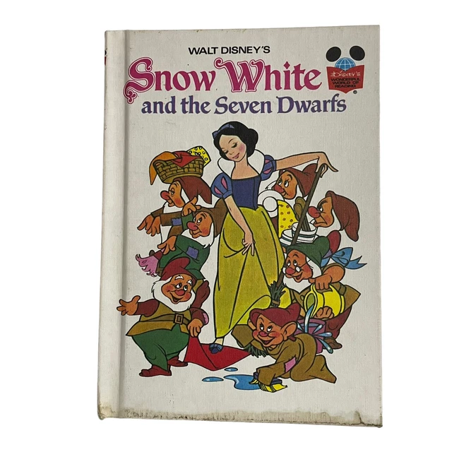 VINTAGE SNOW WHITE and the Seven Dwarfs Movie Book 1973 Vintage Disney