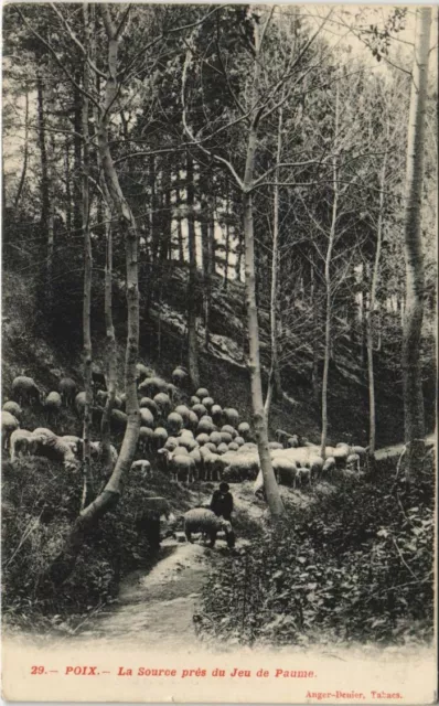 CPA POIX La Source near the Jeu de Paume (19433)