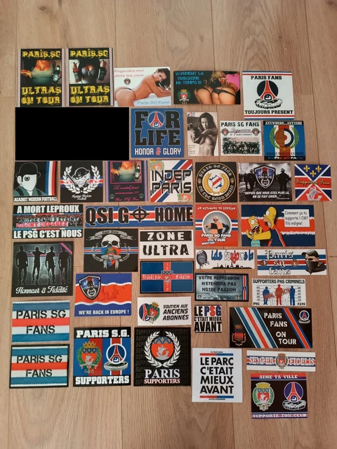 39 Stickers Pegatinas Ultras Hooligans Indépendant Paris Saint Germain PSG 2010