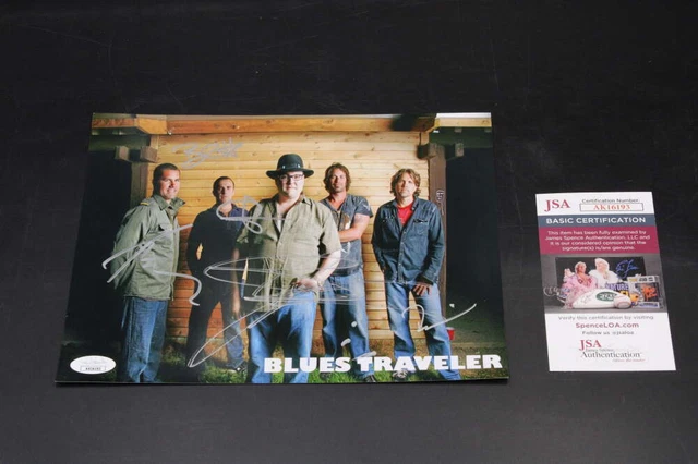 Blues Traveler Signed 8x10 Photo John Popper Autograph JSA COA D8601