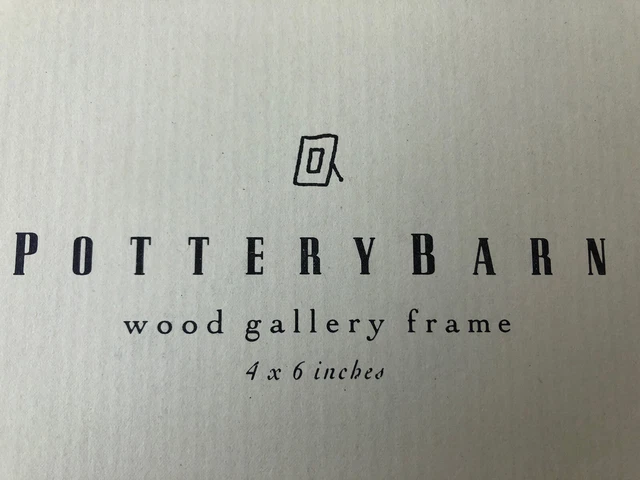 Pottery Barn Trio Wood Gallery Frame With Three 4x6 Inch Openings Brown