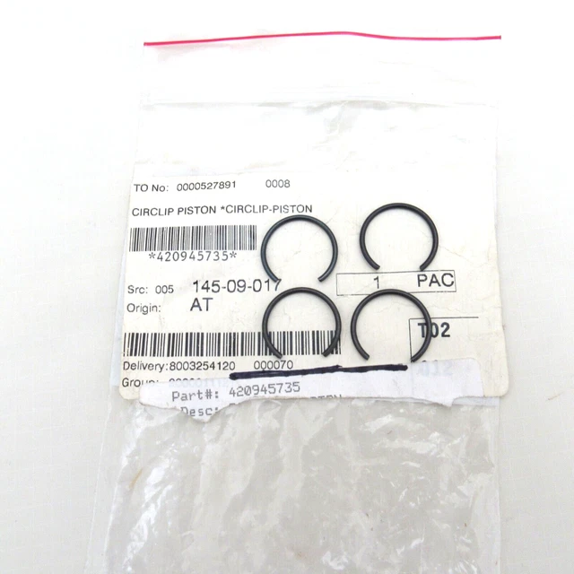 SKI DOO 600 DUAL RING PISTON KIT WITH BEARINGS FITS 2009-18 600 HO ETEC - Foto 3