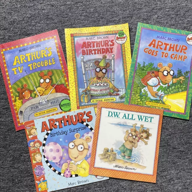 Arthur by Marc Brown LOT OF 9 Paperback & Board Book Children's Picture  Books