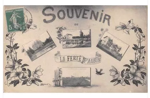 Cpa 45 Souvenir De La Ferte Saint Aubin