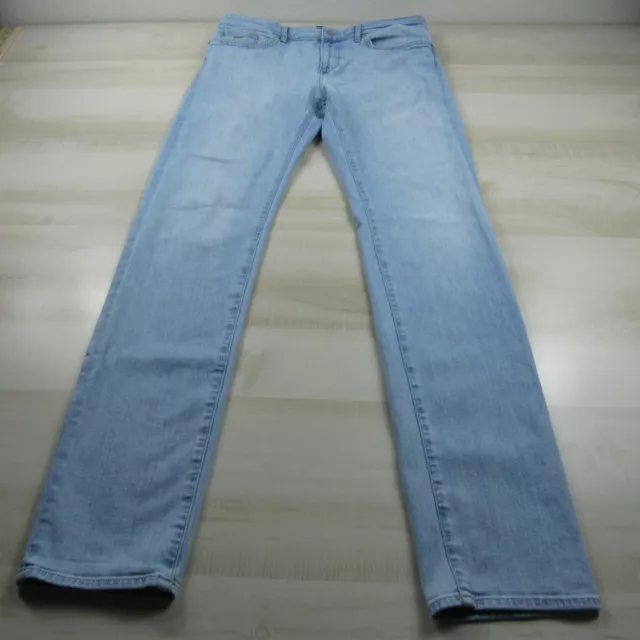 Hugo Boss Jeans Mens 34x34 Slim Fit Delaware Organic Cotton Light Candiani Italy