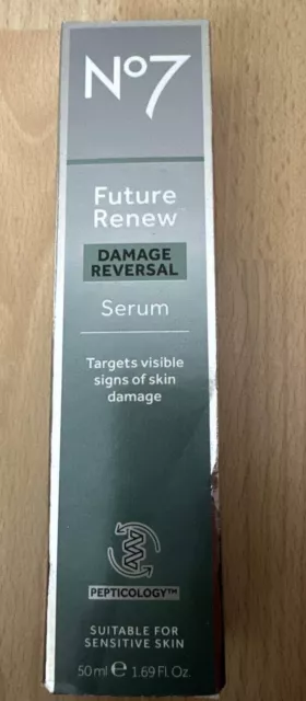 No7 Future Renew Serum damage reversal 50ml. BNIB RRP £42.95