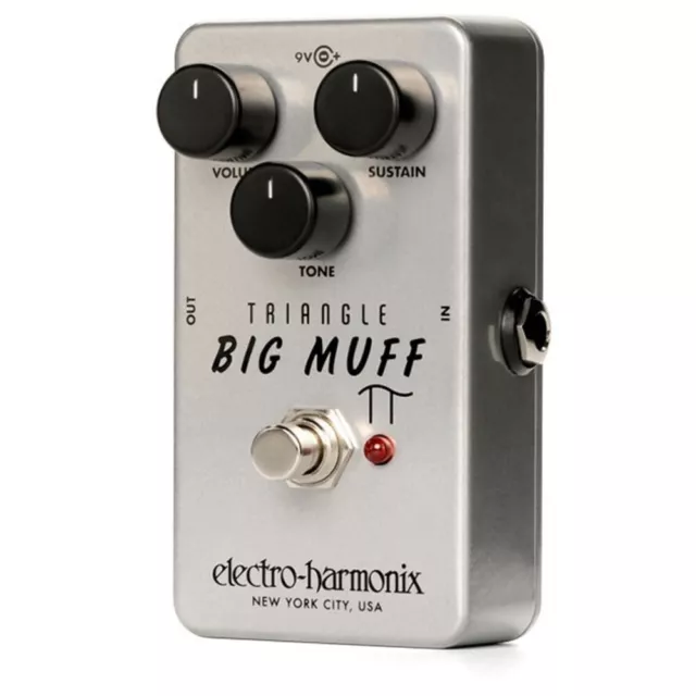 Electro-Harmonix EHX Triangle Big Muff Reissued Fuzz True Bypass Effects Pedal