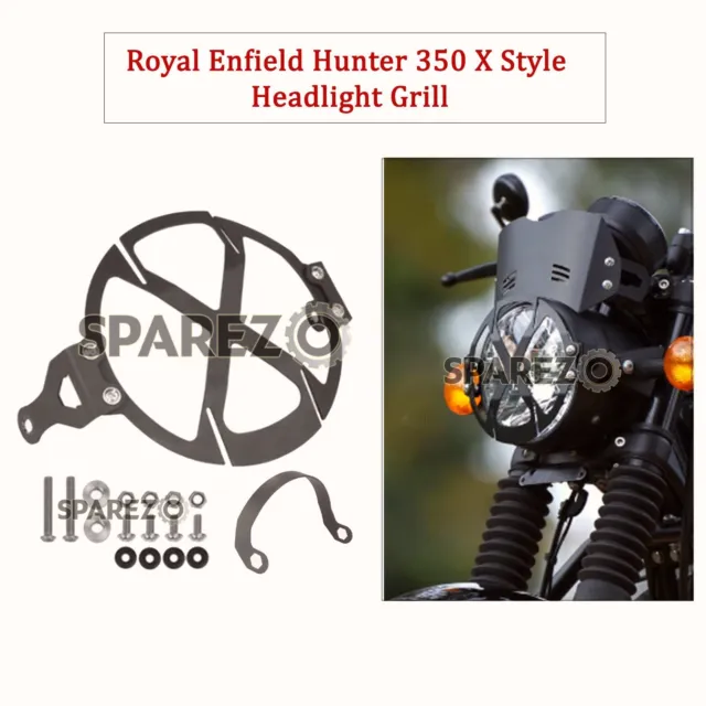 For Royal Enfield Hunter 350 X Style Headlight Grill