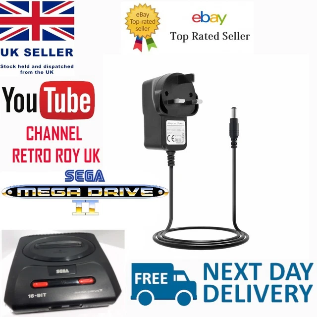 Adattatore Mega Drive Alimentatore E Cavo SCART Per Sega Mega Drive E Master System 1 – Ricambio Originale God Of War Saga - Foto 2