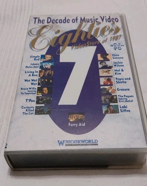 THE DECADE OF Music Video Vhs Rare Eighties Stars Of 1987 Pop Music ...