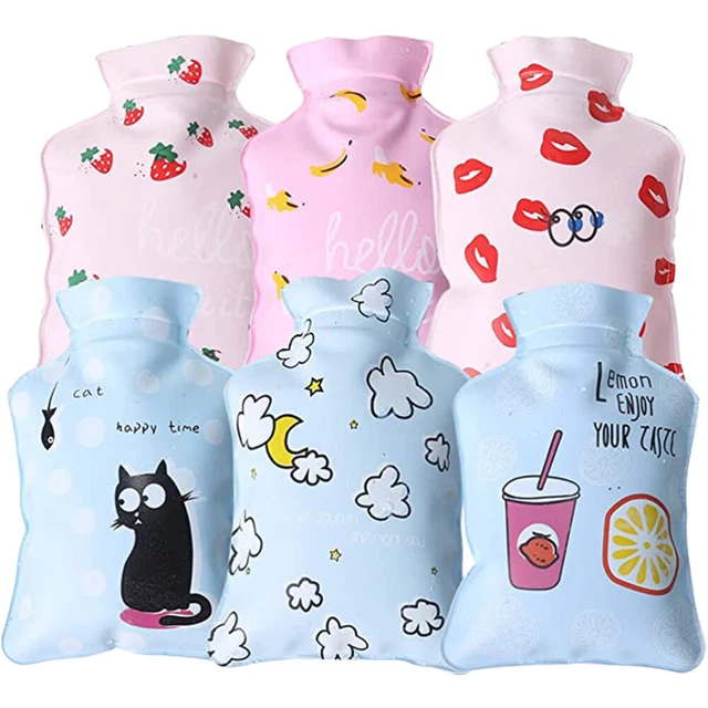 6 Pcs Hot Water Bag Mini Hot Water Bottle Decorate Water Bottle Hand Warmer