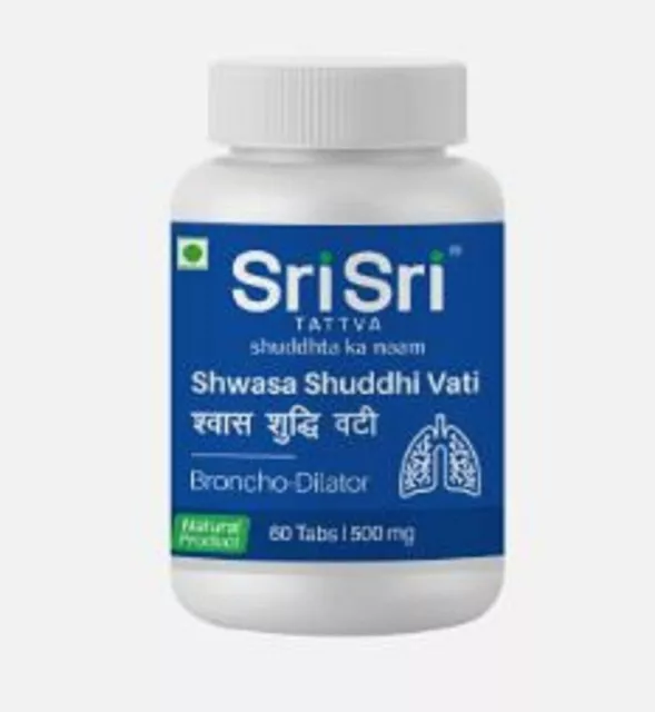 @Sri Sri Tattva Shwasa Shuddhi Vati 500mg, 60Tab