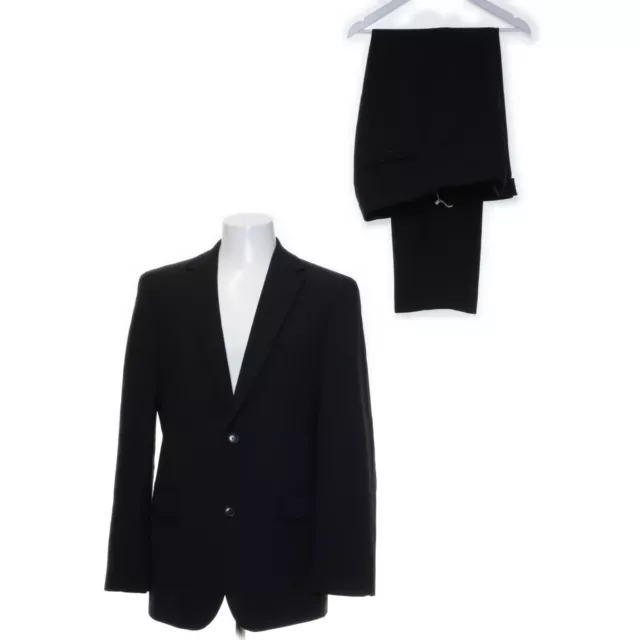 Hugo Boss, Anzug, Größe: 52, Schwarz, Einfarbig