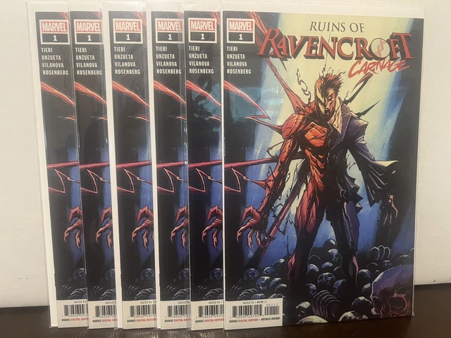 Ruins of Ravencroft Carnage #1 - 2020 NM 1st App Courtland Cassidy - 6 Copy Lot!