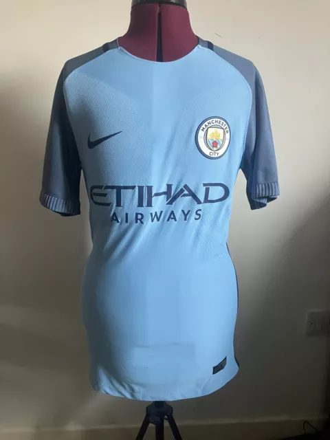 Manchester City Fc Nike Aeroswift Player Issue Shirt Mens Size Medium #18