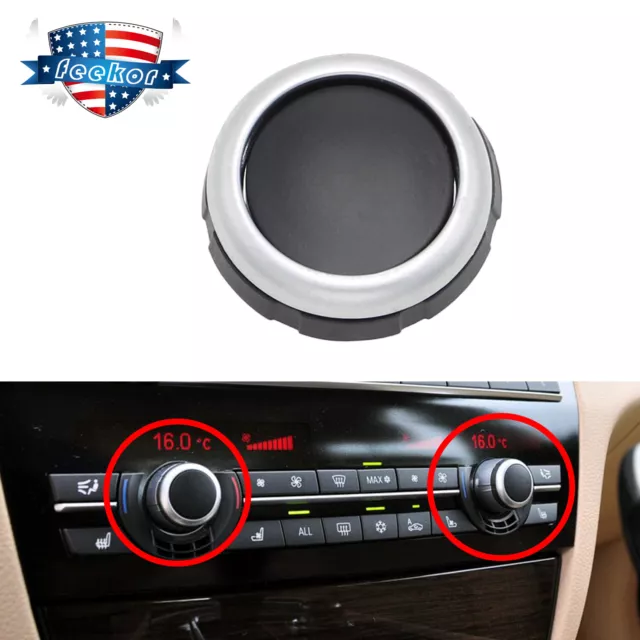 1x AC Climate Control Rotation Knob Button Repair Kit Fit for BMW 5 6 7 X5 X6