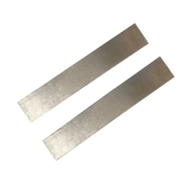 Pure Zinc Anode Sheet 2pcs (99.995% Pure) for Zinc Plating and Zinc Electroplati