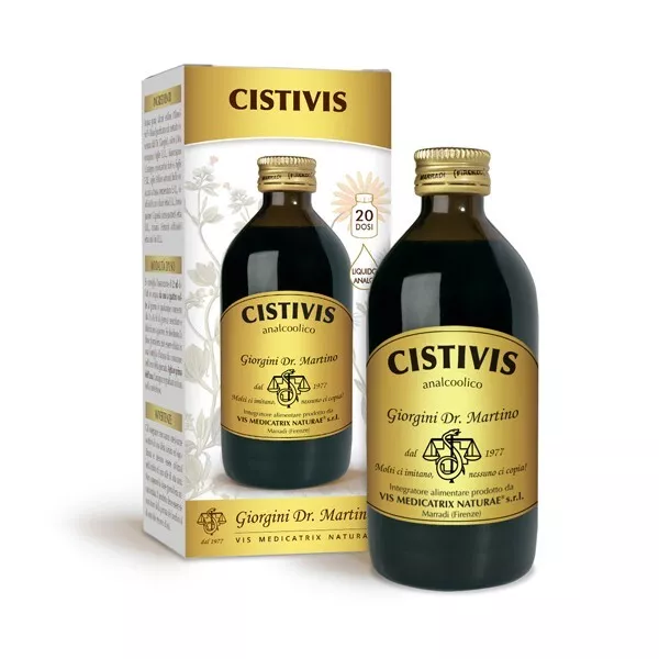 Dr. Giorgini Integratore Alimentare, Cistivis Liquido Analcoolico - 200 ml