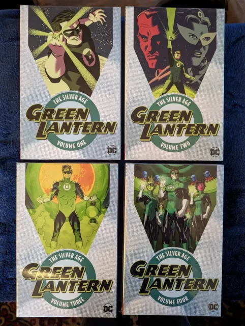 Green Lantern The Silver Age Lot Vol 1 2 3 4 Softcover TPB - Full Color - NM