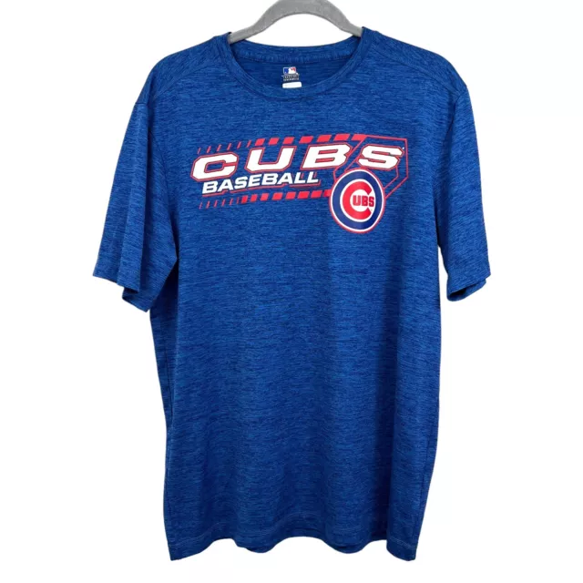 Chicago Cubs T Shirt TX3 Cool Crew Neck Short Sleeve MLB Baseball Men Size L