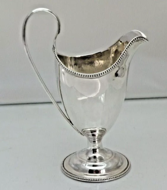 Georgian Silver Helmet Creamer Cream Jug Antique Solid Sterling Lon 1784 (VNS*
