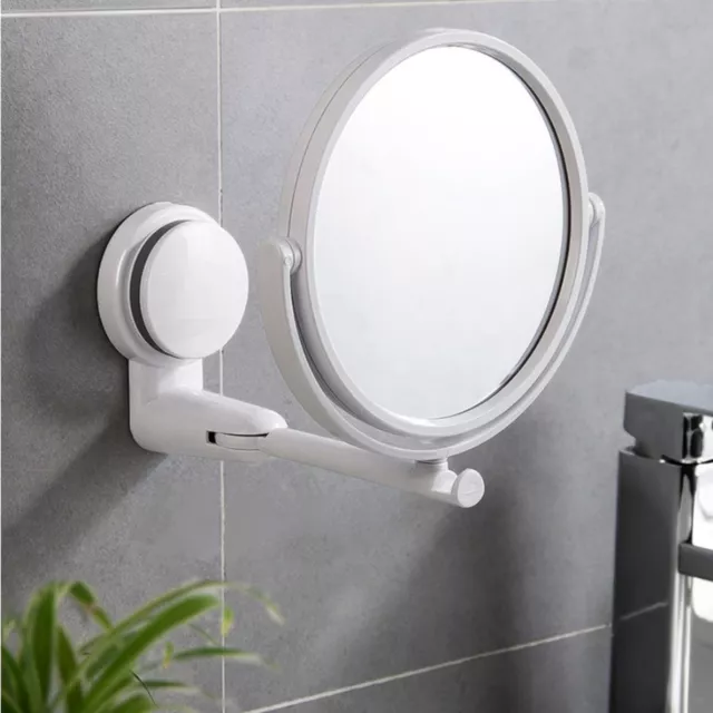 Extending Wall Mounted Mirror Bathroom Cosmetic Makeup Shaving Mirror