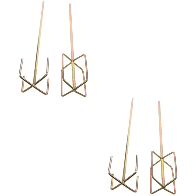 4 piezas varilla de mezcla de pintura varilla de mezcla batidora de barro paleta agitadora