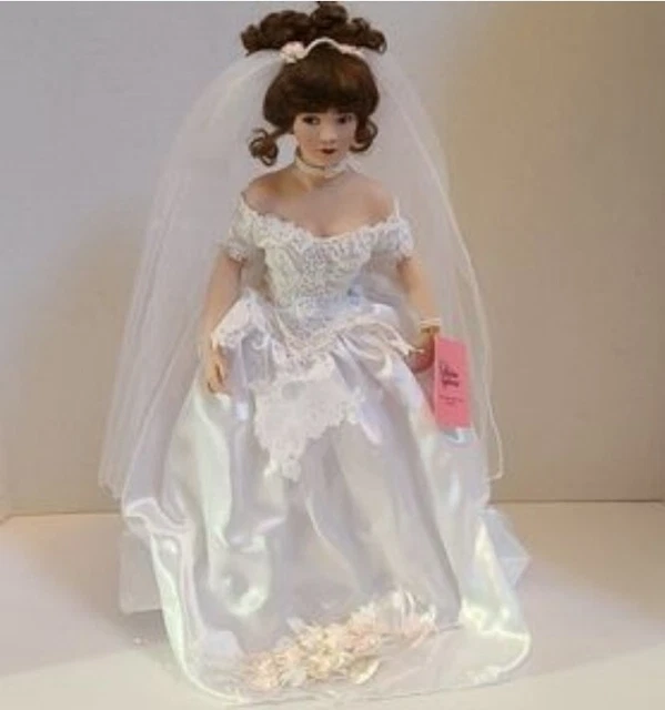 Paradise Galleries Treasury Collection Bride Doll “June” Porcelain Premiere NIB